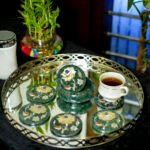 Handcrafted Marble Inlay Coaster Set - Image 3
