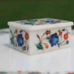 Handcrafted Marble Inlay Jewellery Box - Image 2