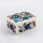Handcrafted Marble Inlay Jewellery Box - Image 3