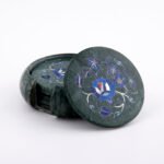 Handcrafted Green Marble Inlay Coasters - Image 3