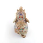 Handcrafted Brown Marble Inlay Elephant - Image 2