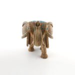 Handcrafted Brown Marble Elephant - Image 4
