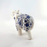 Handcrafted White Marble Elephant - Image 3