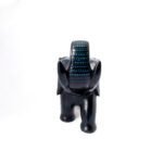 Handcrafted Black Marble Elephant Figurine - Image 5