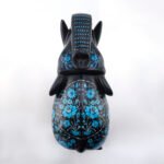 Handcrafted Black Marble Elephant Figurine - Image 2