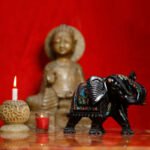 Handcrafted Black Marble Elephant