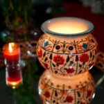 Handcrafted White Marble Floral Pot