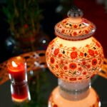 Handcrafted White Marble Lidded Pot