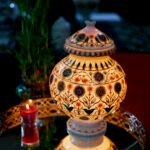 Handcrafted Marble Inlay Decorative Pot
