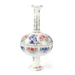Handcrafted White Marble Inlay Decorative Vase - Image 2