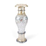 Handcrafted Marble Inlay Illuminated Vase - Image 2