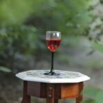 Handcrafted Marble Inlay Table Top with Peacock & Floral Design | Semi-Precious Stone Pietra Dura Octagonal Table - Image 2