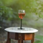 Handcrafted Marble Inlay Table Top with Floral Medallion Design | Semi-Precious Stone Pietra Dura Octagonal Side Table - Image 2