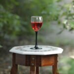 Handcrafted Marble Inlay Table Top with Peacock Bird Design | Semi-Precious Stone Pietra Dura Octagonal Side Table - Image 2