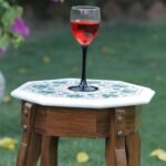 Handcrafted Marble Inlay Table Top with Semi-Precious Stones | Octagonal Pietra Dura Floral Design - Image 2