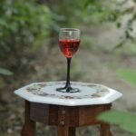 Handcrafted White Marble Inlay Table Top with Semi-Precious Stones | Octagonal Floral Pietra Dura Table - Image 2