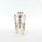 Handcrafted White Marble Elephant with Semi-Precious Stone Inlay Work | Luxury Marble Home Décor Showpiece - Image 5