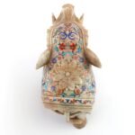 Handcrafted Marble Elephant Figurine with Multi-Color Semi-Precious Stone Inlay | Traditional Indian Decorative Showpiece - Image 3