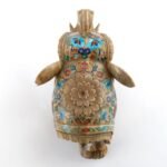 Handcrafted Marble Elephant Showpiece with Multi-Color Semi-Precious Stone Inlay | Traditional Indian Home Décor Figurine - Image 3