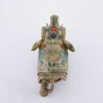 Handcrafted Stone Elephant Figurine with Semi-Precious Stone Inlay | Traditional Indian Decorative Sculpture - Image 5